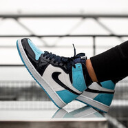 耐克（NIKE）夏季新款女鞋AIRJORDAN1MIDAJ1運動鞋籃球鞋透氣休閑鞋 CD0461-401 AJ1全明星北卡藍 39