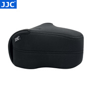 JJC 相機(jī)內(nèi)膽包 適用佳能單反200D二代R6II R8 90D 5D3索尼A7M3 A7R4 A92 FX30 A1尼康Z7II保護(hù)收納套 OC-MC0BK小號 黑色