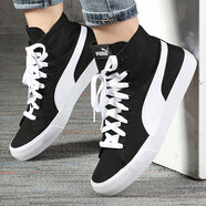 彪馬（PUMA）  男女鞋新款Bari Mid經(jīng)典高幫休閑鞋板鞋帆布鞋 373891-02 43