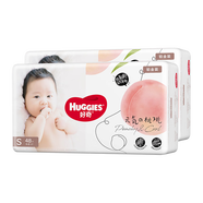好奇（Huggies）鉑金裝紙尿褲男女通用金裝尿不濕超薄耐用嬰兒尿褲尾盤清貨 小碼S96片