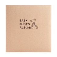 NCL仲林兒童成長(cháng)相冊薄/卡通DIY手工自制覆膜粘貼式相冊/影集照片書(shū) 小熊  BYB-74531【原裝進(jìn)口】