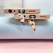 優(yōu)米帕適用于卡通可愛吊型貓咪手機防塵塞充電口耳機孔飾品吊墜堵頭男女情侶掛 主圖款 Type-c橢圓接口(送防丟繩)