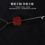 彩荷佛珠串珠進(jìn)口包芯彈力線松緊線佛珠繩手串繩繩子穿星月金剛菩提 鉤針（隨線附送，單拍不發(fā)）