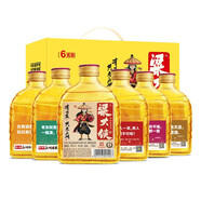 粱大俠100ml小酒純糧高粱酒 梁大俠白酒 40度 100mL 6瓶 粱大俠小黃瓶