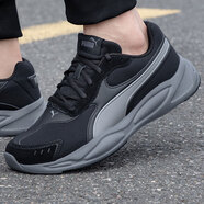 彪馬（PUMA）男鞋女鞋跑步鞋 25夏季新款運動鞋輕盈緩震網(wǎng)面透氣鞋子慢跑鞋 372859-02/透氣網(wǎng)面/尺碼偏小 35.5