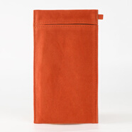 摩諾斯蘋(píng)果iPhone15ProMax手機布套iPhone 14絨布套14Pro Max保護套iPhone16Plus掛脖絨布袋內膽包男女款 西柚橙【XL號】手機收納包 &全方位貼心保護 iPhone