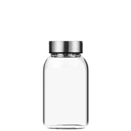 淵之源單層暖手簡(jiǎn)約玻璃杯子男女加厚底運動(dòng)保溫水杯隔熱大容量運動(dòng)水瓶 單頭300ml大肚 不帶杯套