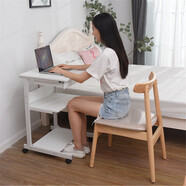 Frankwood小戶(hù)型可移動(dòng)辦公臺式電腦桌小型家用臥室電腦桌迷你筆記本小書(shū)桌 白色