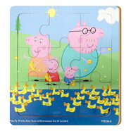 小豬佩奇海底小縱隊兒童拼圖玩具小孩幼嬰兒大拼圖木制拼板4-12歲2-3-6歲 數鴨子(9粒)