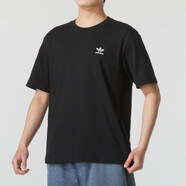 阿迪達(dá)斯 （adidas）三葉草短袖男裝夏季新款運(yùn)動(dòng)服寬松透氣圓領(lǐng)運(yùn)動(dòng)T恤休閑半袖上衣 IR9690 M