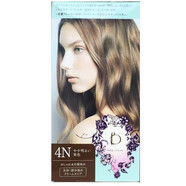 資生堂（Shiseido）碧麗妃植物染發(fā)ji遮白發(fā)棕色黑茶色染發(fā)膏520禮物 4N 自然棕(巧克力棕)