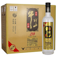 牛欄山白酒 濃香型 二鍋頭 原味 黑標(biāo) 珍品陳釀（20）土豪金 43度 500ml 土豪金43度500ml*8瓶