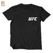 洛必達UFC短袖T恤 武林風(fēng)男裝衣服 綜合格斗 MMA半袖 散打拳擊寬松衣服 款式19 M(身高168~175體重120~1