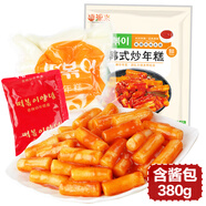 盛源來韓式炒年糕380g韓國東北特產風味香辣炒糯米年糕條 網紅韓式小吃