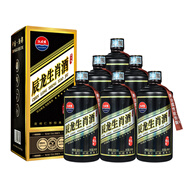 江左盟和天下白酒貴州茅臺鎮醬香型白酒53度糧食自飲口糧老酒 53度 400mL 6瓶 辰龍生肖白酒禮盒