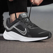 耐克（NIKE）男鞋夏季新款飛線(xiàn)QUEST 5低幫輕便緩震耐磨休閑運動(dòng)跑步鞋子 DD0204-001/黑色QUEST 5 41
