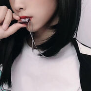 可以吹的項鏈抖音迷你百搭口琴復(fù)古四孔八音口哨吊墜男女情侶項鏈 口琴項鏈（鈦鋼龍骨鏈）