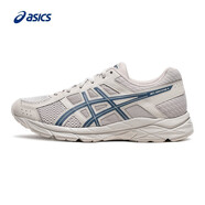 亞瑟士ASICS男鞋透氣跑鞋運動鞋緩震舒適跑步鞋 GEL-CONTEND 4 灰色/深藍色 43.5