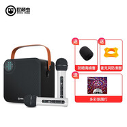 屁顛蟲(chóng)（Hifier） A7家庭ktv無(wú)線(xiàn)麥克風(fēng)全民K歌手機家用電視唱歌話(huà)筒音響一體廣場(chǎng)舞音箱擴音器 A7 黑色雙麥版