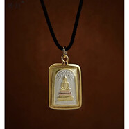 玲川象神三圣色四面佛自身佛泰國佛牌吊墜掛件佛項鏈配飾 彩色崇迪佛【不含繩】