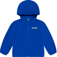 喬丹中國喬丹童裝兒童衣服男童薄外套春夏季運動(dòng)皮膚衣大童上衣服女 炫目藍 130CM