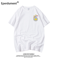 Eperdument 小王子衣服短袖t恤女新款卡通動(dòng)漫ins閨蜜簡(jiǎn)約情侶裝夏裝 白色T恤-胸標 M(160-175cm 51-59Kg)