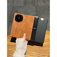 適用華為mateXT手機殼高顏值小羊皮翻蓋皮套輕奢套防摔手機保護殼套 阿貍#【灰色】ali 華為mateXT