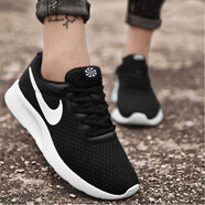 耐克（NIKE）女鞋夏季新款網(wǎng)面運動鞋休閑鞋跑步訓(xùn)練鞋輕便透氣跑步鞋812655 DJ6257-004 黑白 35.5
