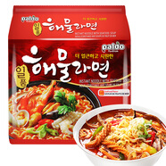 paldo韓國進(jìn)口 八道 方便面 御膳海鮮拉面 泡面 600g(120g*5包入)