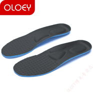 適配361運動(dòng)鞋墊男女按摩防臭吸汗高彈減震柔軟加厚跑步籃球軍訓 黑色【2雙裝】 35
