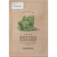 思親膚（skinfood）韓國面膜胡蘿卜水芹菜面膜蔬菜面膜面貼膜保濕補七夕禮物送男女友 菠菜-修護保濕1片 十片