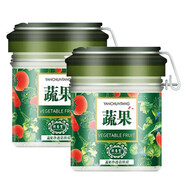比芭美 蔬菜深層清潔霜200g 按摩膏面部深層清潔毛孔美容院清潔霜野菜潔膚霜洗面奶潔面乳按摩霜 2瓶裝 蔬果凈透潔膚霜