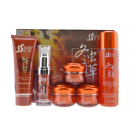 笑影笑影冬蟲(chóng)夏草日霜晚霜二合一套裝保濕黃褐斑雀斑化妝品 五合一+爽膚水六件套