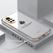 酷斯基華為nova8se手機殼nove8es保護硅膠套5G鏡頭全包JSC一AN00防摔novo nova8【優(yōu)雅白】側邊創(chuàng)意楓葉+-