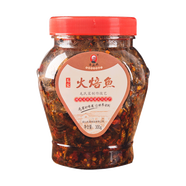 湯媽媽湖南味道毛家食品火焙魚下飯菜毛家飯店湯媽媽香辣小魚仔 毛家火培魚300g