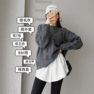 雨澤倫（YUZELUN）小屁簾女打底神器假下擺搭配衛(wèi)衣春秋季疊穿遮胯小白裙內(nèi)搭半身裙 【1條裝】白色/側(cè)邊開叉款 均碼【彈性大】