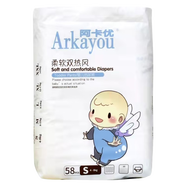 阿卡優(yōu)紙尿褲拉拉褲嬰兒一體褲柔軟雙熱風(fēng) 紙尿褲L46片