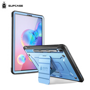 supcase 三星平板TabS6/S7/5e/S4保護(hù)殼10.5/11/10.4保護(hù)套款防摔支架 Tab S6-10.5英寸-金屬藍(lán)-含屏保含支架