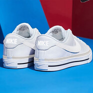 耐克（NIKE） 休閑鞋男鞋 24夏季情侶運動(dòng)鞋耐磨透氣低幫板鞋學(xué)生潮流輕便鞋子 DH3162-101/小白鞋/偏小 44