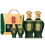 【純糧食酒 / 酒廠發(fā)貨】豫坡老基酒 地之基 生態(tài)版 48度450ml+68度50ml 濃香型 白酒 單盒4瓶裝（大瓶2瓶+小瓶2瓶）
