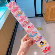 覓倩（MiQian）兒童流沙翅膀公主發(fā)卡艾莎白雪混裝系列發(fā)飾發(fā)夾子超仙萌女童壓夾 1#Q版公主10個(gè)/卡 流沙隨機(jī)