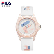 斐樂（FILA）手表時(shí)尚硅膠石英表男女情侶表學(xué)生防水腕表運(yùn)動(dòng)潮流男表6113 草莓粉FLM38-6113-025數(shù)字刻度
