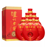 瀘州老窖口糧酒濃香型白酒 年份隨機(jī) 52度 500mL 6瓶 八年窖頭曲酒莊紅8