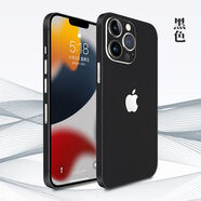 艾么么適用新款蘋果16手機(jī)膜全包邊16plus保護(hù)膜iPhone15promax后殼彩色貼紙14/13后背防刮軟膜11/12mini 【一體全包邊-啞膜】黑色 蘋果四/4S