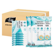 春風(fēng) 粘毛器替換紙芯 衣服除塵紙 可撕式粘毛滾筒替換粘毛紙一次性 24袋（共48卷）適用16cm粘毛器