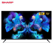 夏普 煥新機(jī)95新 4T-C70D7DA 70英寸全面屏4K 2+64G MEMC 平板電視 二手 4T-M70M5PA 1.5+16G 掛架 99新
