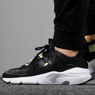 耐克（NIKE）男鞋秋季新款huarache type華萊士舒適運(yùn)動(dòng)緩震跑步鞋 BQ5102-001 黑色 40