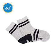 361°361童襪兒童襪子男女童長(zhǎng)襪運(yùn)動(dòng)襪【1雙裝】 N11832361 灰色 6