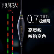 民間藝人HK二代夜光漂咬鉤變色魚漂日夜兩用高靈敏電子浮漂黑坑行程浮漂 HK15普通2.6克-變色2.5克 不變色款單只裝