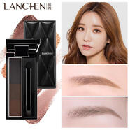 LANCHEN 新藍(lán)秀三色眉粉眉筆防水防汗自然立體眉粉初學(xué)者帶雙頭眉刷 MHI01